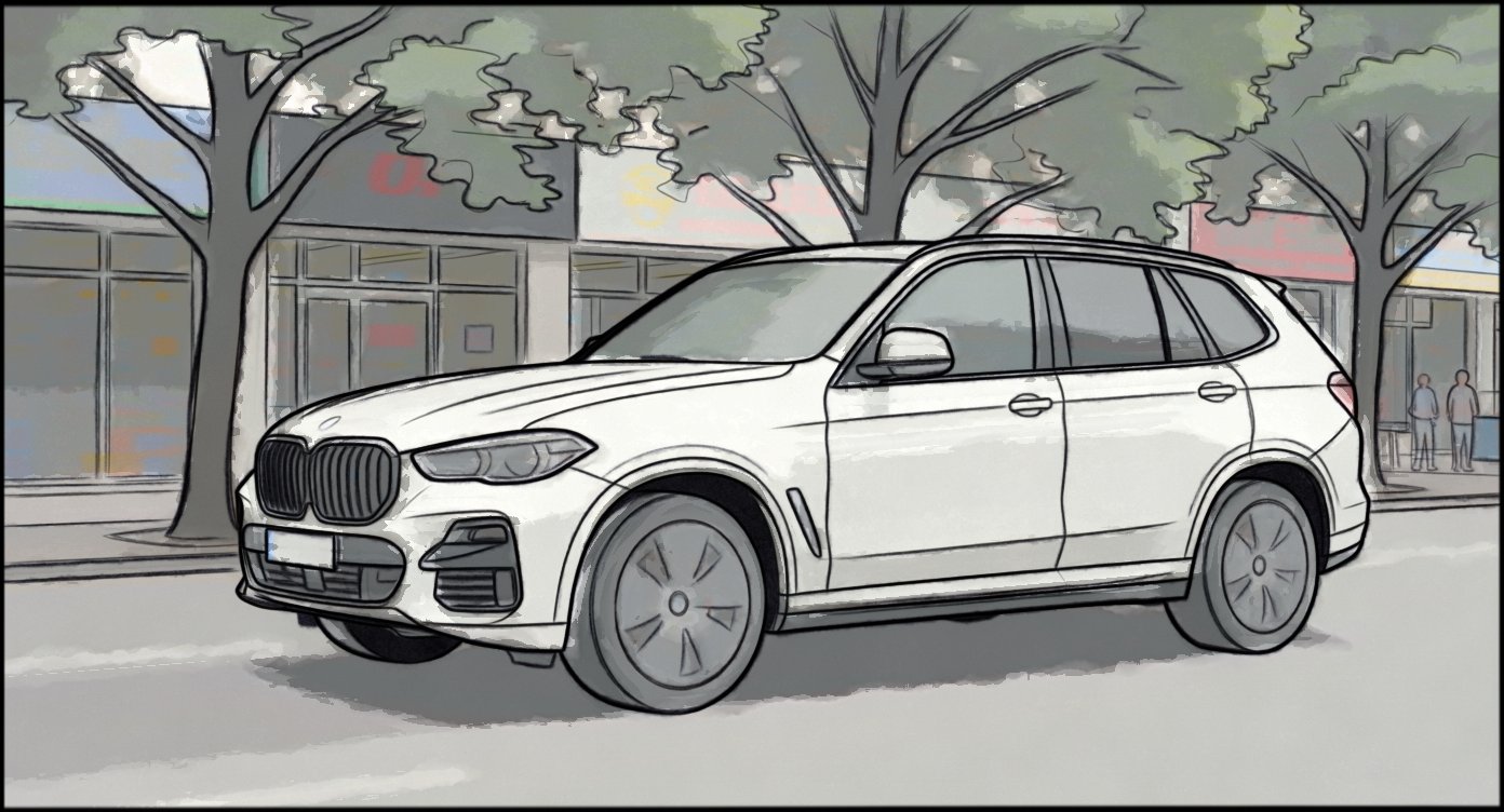 Automotive - storyboard frame 8 by Dakota Warren